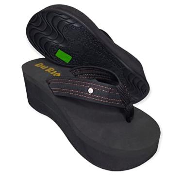 Imagem de Tamanco Plataforma Anabela DuRio Tijuca Ortopedico Esporao (Preto, br_footwear_size_system, adult, numeric, numeric_36)