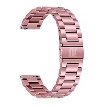 Imagem de Pulseira Sport Nandos-Store compatíveis com Samsung Galaxy Watch 3-41mm ou 45mm - (45MM - Rose pink 3 ELOS)