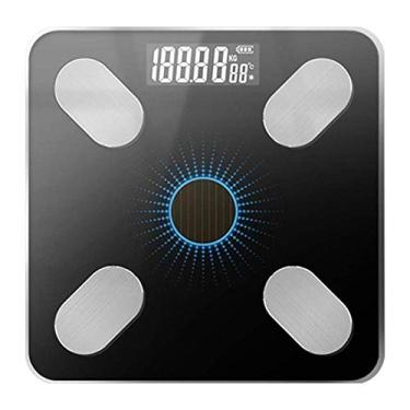 Imagem de balança de peso profissional lcd eletrônico bluetooth balança humana balança antiderrapante balança doméstica balança de peso durável