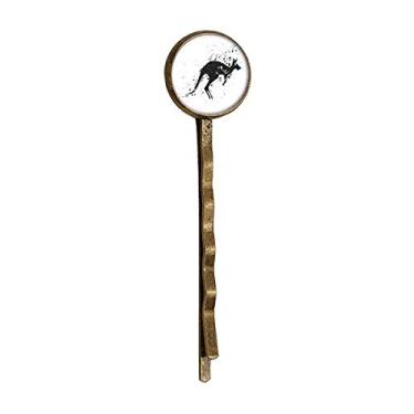 Imagem de Austrália Coala Kangaroo Ilustração Retrô Metal Hair Bobby Pin Headwear