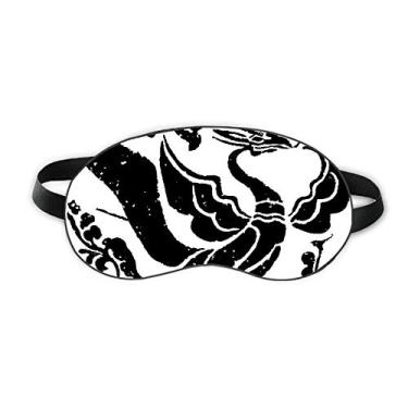 Imagem de Chinesa Wei Jin Dynasties estampa de pássaros sono, proteção noturna macia para olhos