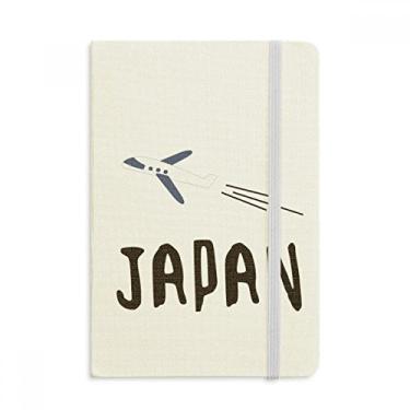 Imagem de Caderno de viagem de avião japonês, capa dura oficial, diário clássico