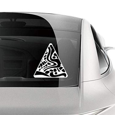 Imagem de DIYthinker Adesivo Egito Preto Branco Abstrato Totem Fresco Carro Motocicleta Bicicleta Bagagem Decalque