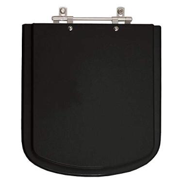 Imagem de Assento Sanitário Poliester Unic Ebano/preto Para Louça Deca