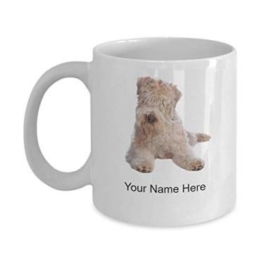 Imagem de Caneca personalizada de trigo terrier - Caneca de café para amantes de cães ideia de presentes - Copo personalizado de trigo terrier - Caneca de café personalizada - Caneca de café de 325 ml