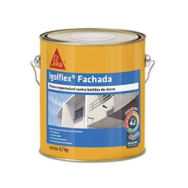 Imagem de Sika - Igolflex Fachada Branco - Fachadas e paredes - Fácil aplicação - Lata 4,7kg