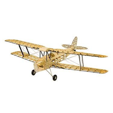 Imagem de Galori Brinquedo avião Asas de dança passatempo s1901 balsa madeira rc avião traça de tigre de controle remoto biplano desmontado versão kit diy modelo de vôo