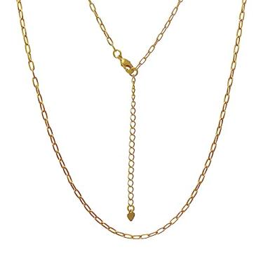 Imagem de Corrente Avulsa Colar Gargantilha Folheado em Ouro 18K Softjoias