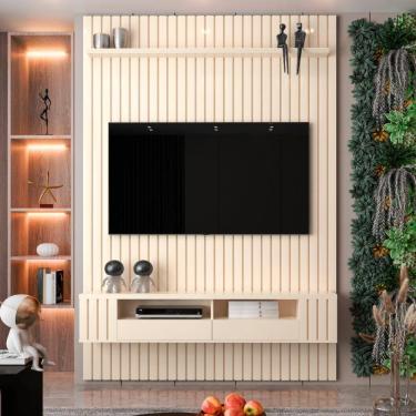 Imagem de Painel Ripado para TV Até 60 Polegadas Intense com Nicho 135cm