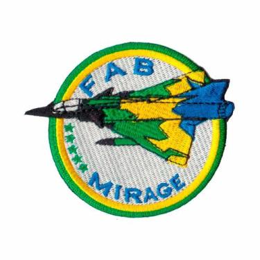 Imagem de Patch P/ Camiseta Caça Mirage Força Aerea Brasileira Fab - Hdm Bordado
