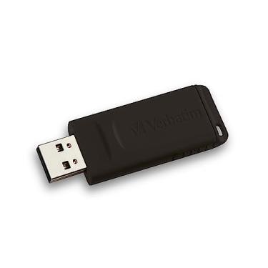 Imagem de Verbatim Unidade USB deslizante de 64 GB 98698 – Preto