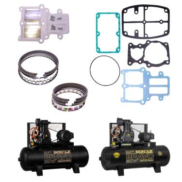Imagem de Kit Reparo Schulz CSL 30 40 BR Bravo CWL 30 40 Antigo com 2 Placas