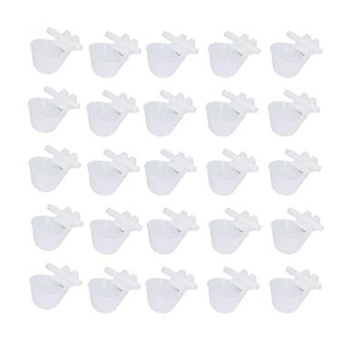 Imagem de 25 pe?as alimentador autom¨¢tico de ¨¢gua de frango,tigela de ¨¢gua para p¨¢ssaros, tigela para beber antiferrugem, tipo de suspens?o para aves, copo de bebida, suprimentos agr¨ªcolas para patos, gan