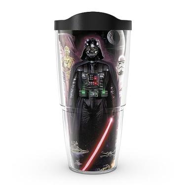 Imagem de Tervis Copo de viagem Star Wars Colagem feita nos EUA com isolamento duplo mantém as bebidas frias e quentes, 680 g, clássico, 1 unidade (pacote com 1)