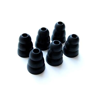 Imagem de 6 peças (M-LB) Fone de ouvido de substituição com flange tripla compatível com fones de ouvido intra-auriculares Klipsch X20i, X12i, X11i, Lou Reed X10i, X10i, XR8i, X7i, X6i, R6i, R6i, R6m, R6 BT e A5i