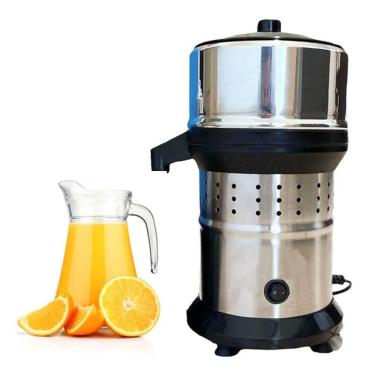 Imagem de Espremedor Extrator Maquina Suco Laranja Profissional Inox - Duralínea