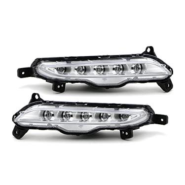 Imagem de Dreamseek LED DRL compatível com Hyundai Tucson TL 2016 2017 2018 para-choque dianteiro farol de neblina luz de corrida diurna