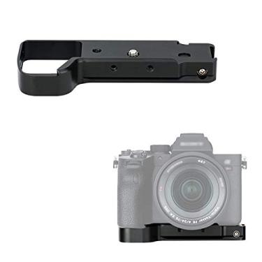 Imagem de JJC GP-X1EM Suporte de metal com extensão de aderência para Sony A7RV A7R5 A7RIV A7R4 A7IV A7III A7II A7RIII A7RII A7SIII A9II A9 A1, base de liberação rápida Arca Swiss com furo de tripé extra de