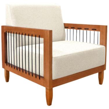 Imagem de Poltrona Decorativa Lorena Sala de Estar Recepção Escritório