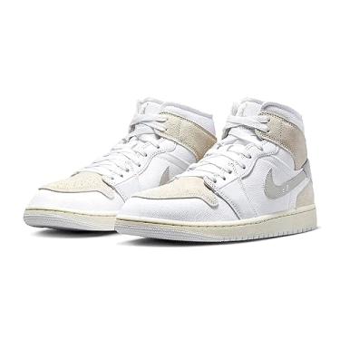 Imagem de Nike Tênis de basquete infantil Air Jordan 1 Retro High OG GS, Branco/marrom Orewood marrom - cinza tecnológico, 6.5 Big Kid