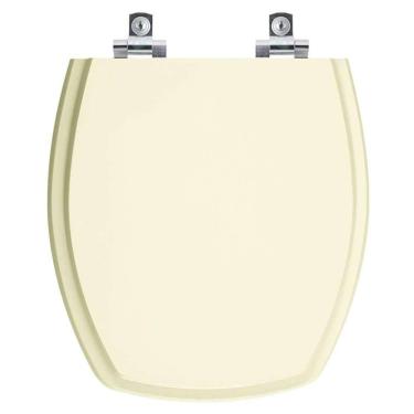 Imagem de Assento Sanitário Soft Close Thema Bone para vaso Incepa