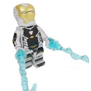 Imagem de Boneco Blocos De Montar Homem De Ferro Mark 39 Propulsão