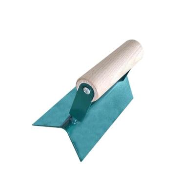 Imagem de Baoblaze Colher de pedreiro de canto, ângulo reto de 90 graus, acessórios para gesso, concreto, drywall, Verde, Canto Externo de 150