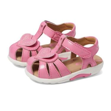 Imagem de Stride Rite Unissex infantil Srt Zinnia, Rosa brilhante, 4 Little Kid