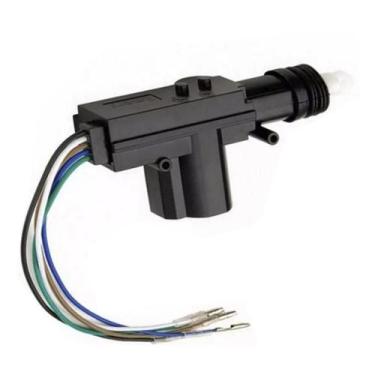 Imagem de Motor Trava Eletrica Escravo 5 Fios Universal Para Porta de Carros - S