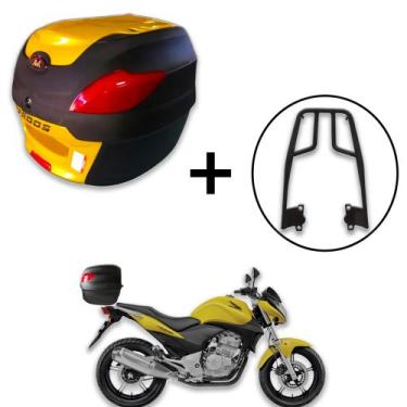 Imagem de Baú 41 litros Awa Proos com Bagageiro para CB 300 2009-2016, Dourado