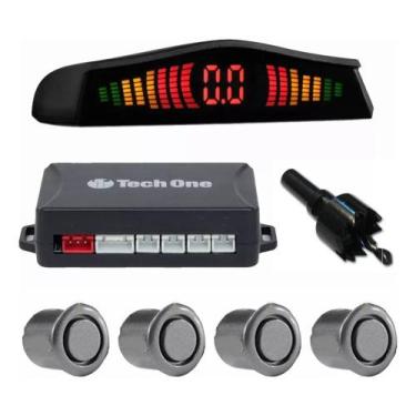Imagem de Sensor De Estacionamento Ré Display Led Peugeot 206 - Tech One, Grafit