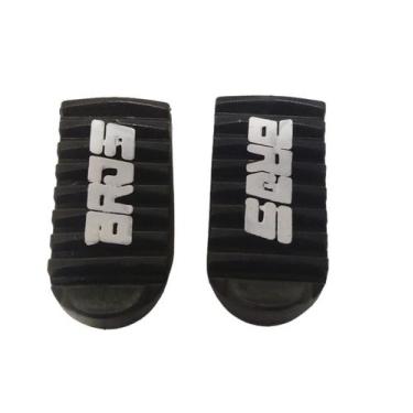 Imagem de Borracha Estribo Pedaleira Dianteira Nxr 125 Bros / Bros 150