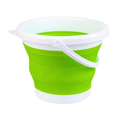 Imagem de balde drobavel retratil 3lt silicone multi uso com alça flexivel prati