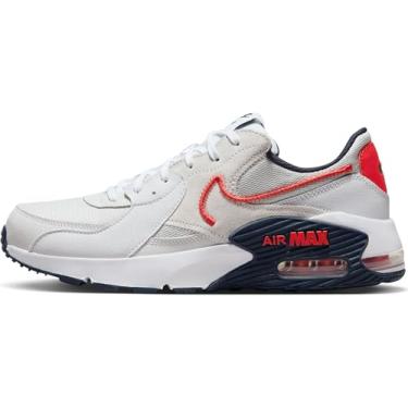 Imagem de Nike Tênis masculino Air Max Excee (DZ0795-013, Photon DUST/Dark Obsidian/Branco/Track RED), Pó fóton/obsidiana escura/branco/vermelho, 40