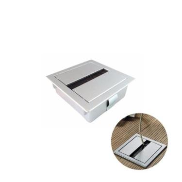 Imagem de Passa Cabo Fio 74 X 74 Mm Quadrado Anodizado - Hafele, Quadrado, Liga 