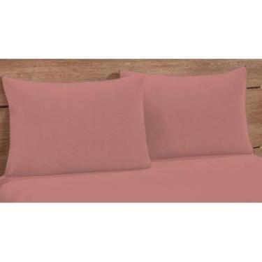 Imagem de 1 Fronha Simples com Bainha 70cmx50cm Percal 180 Fios - Rafaloro Enxov