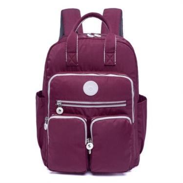 Imagem de Mochila Bolsa Faculdade Reforçada Casual Alça Resistente Notebook - Pe