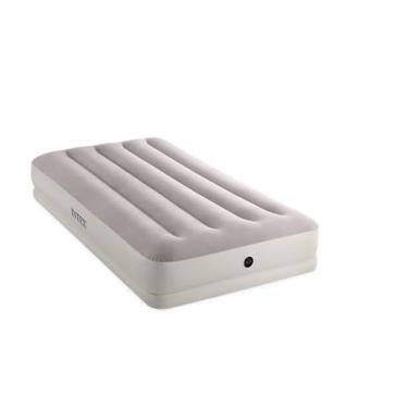 Imagem de Intex 65177E Dura-Beam Standard Prestige Colchão de ar de cintura média: Fiber-Tech – Tamanho duplo – Bomba de ar USB Quickfill – Altura da cama de 30 cm – Capacidade de peso de 136 kg