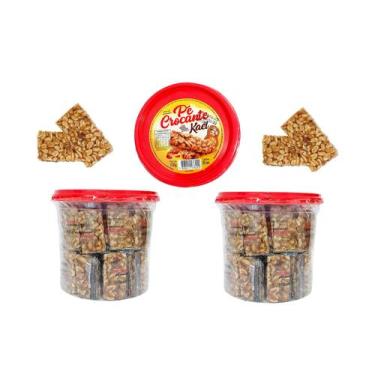 Imagem de Pé de moleque crocante kael kit com 2 potes de 750g