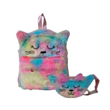 Imagem de Mochila e pochete infantil cat lili july - Santino, Rosa claro, P, Fem