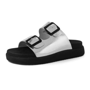 Imagem de Sandalia Feminina RR Botas Papete Anatômica Solado Leve Confortável Fl