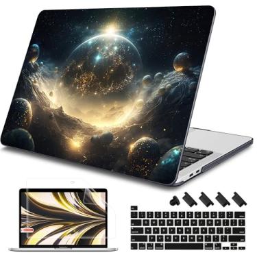 Imagem de Tuiklol Capa para MacBook Pro 2022 13 polegadas M2 Clip, versão 2021 2020 M1 A2338 A2289 A2251, capa rígida para MacBook Pro 13,3 polegadas com Touch Bar serve para Touch ID e tela retina, nascimento