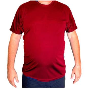 Imagem de Camiseta plus size dry fit masculina - GKS MODAS, Vermelho, G2
