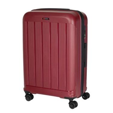 Imagem de Mala De Bordo Viagem Mão 10kg 55x35x25 Travelux Interlaken P, Vinho