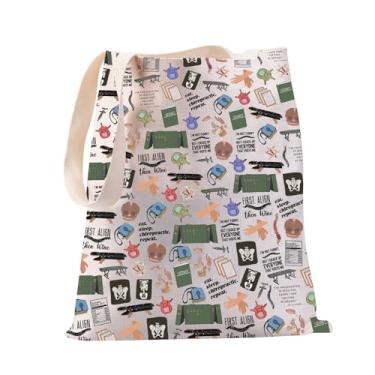 Imagem de JYTAPP Sacola para amantes de quiropraxia, comer dormir, quiropraxia, repetição, quiropraxia, presente de fisioterapia, Bege, Medium