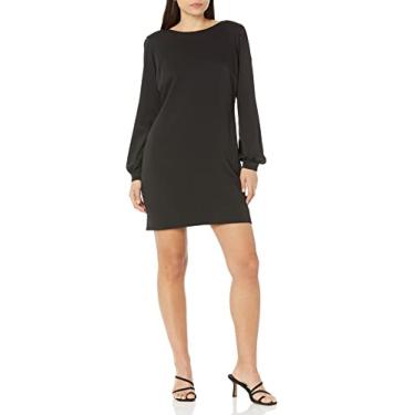 Imagem de Dress the Population Minivestido feminino Myah colado ao corpo, Preto, XPP