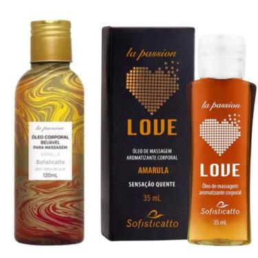 Imagem de Óleo Massagem Baunilha Hidrata Gel Beijavel Amarula Esquenta - Sofisti