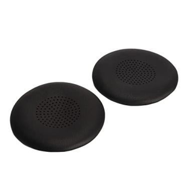 Imagem de Protetores Auriculares para Fones de Ouvido Com Isolamento de Ruído B825 - Almofadas Auriculares de Reposição Em Couro Preto para Maior Conforto