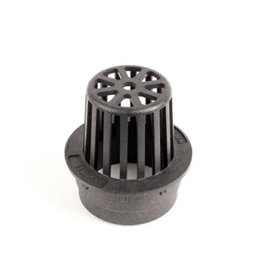 Imagem de One Stop Outdoor Tampa de Grade de Drenagem de Átrio Redonda Externa Preta de 3" Feita Nos Eua Premium - Cabe Em Tubos/Acessórios de Esgoto e Drenagem de 3"", Também Cabe Em Tubo de Parede Tripla e Tu