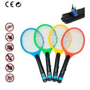 Imagem de Raquete Mata Mosquito Pernilongo Recarregável Bivolt - Exito